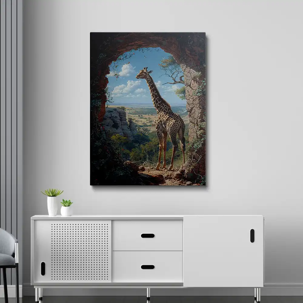 3 Giraffe in the wild