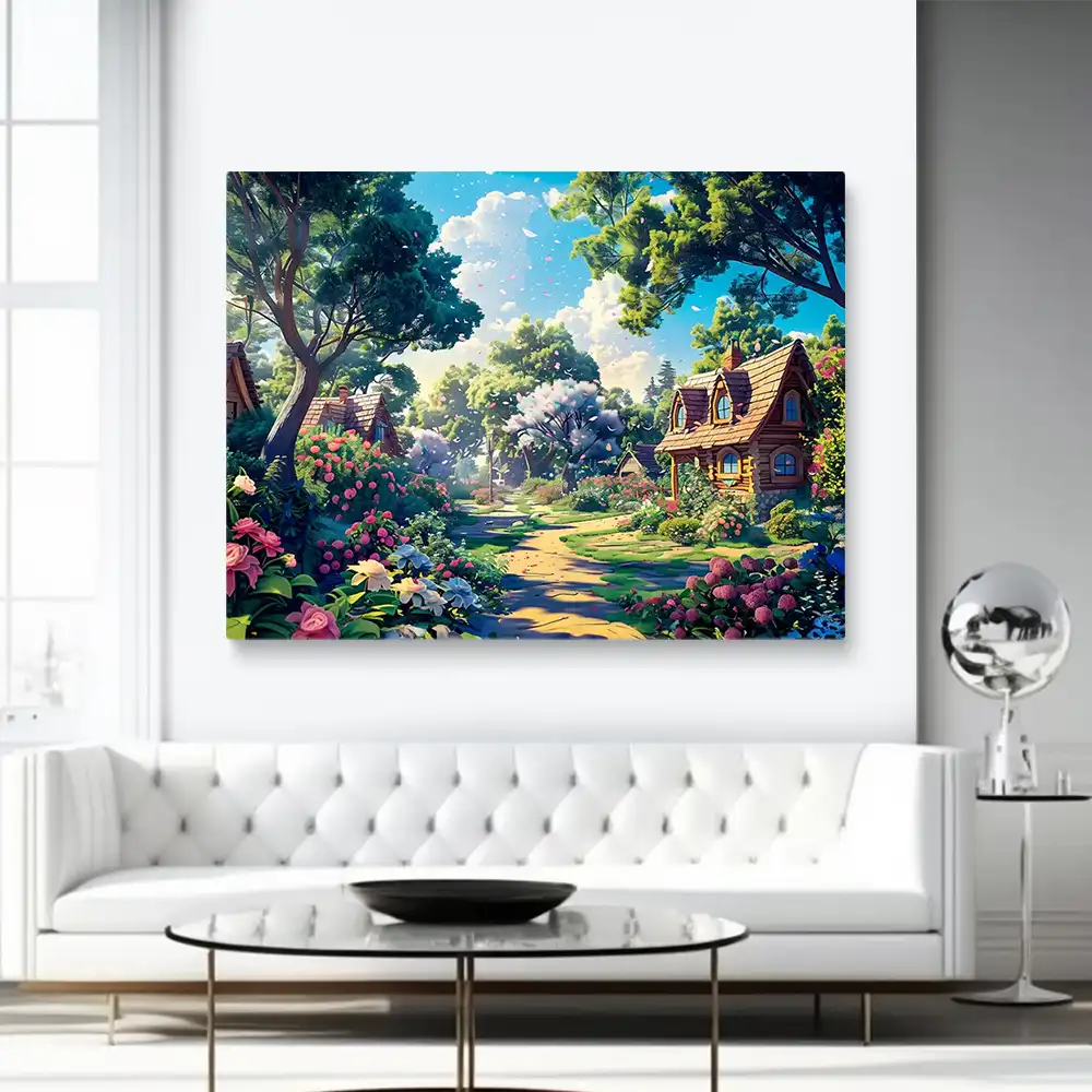 3 Painting of magical garden