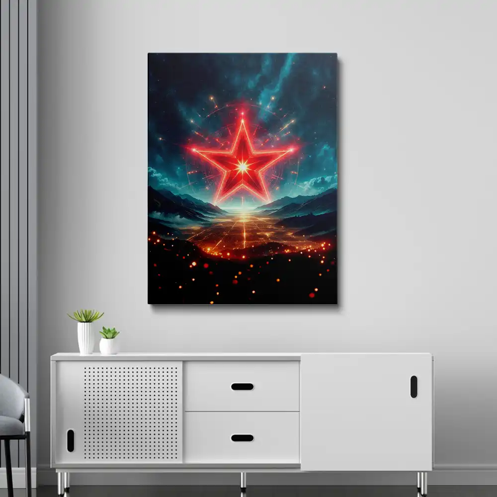 3 Red star