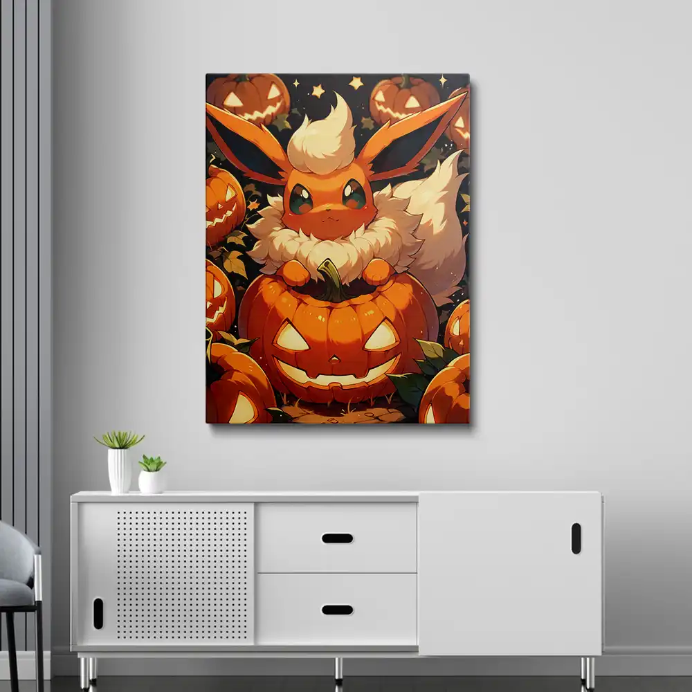 3 Eevee on halloween night