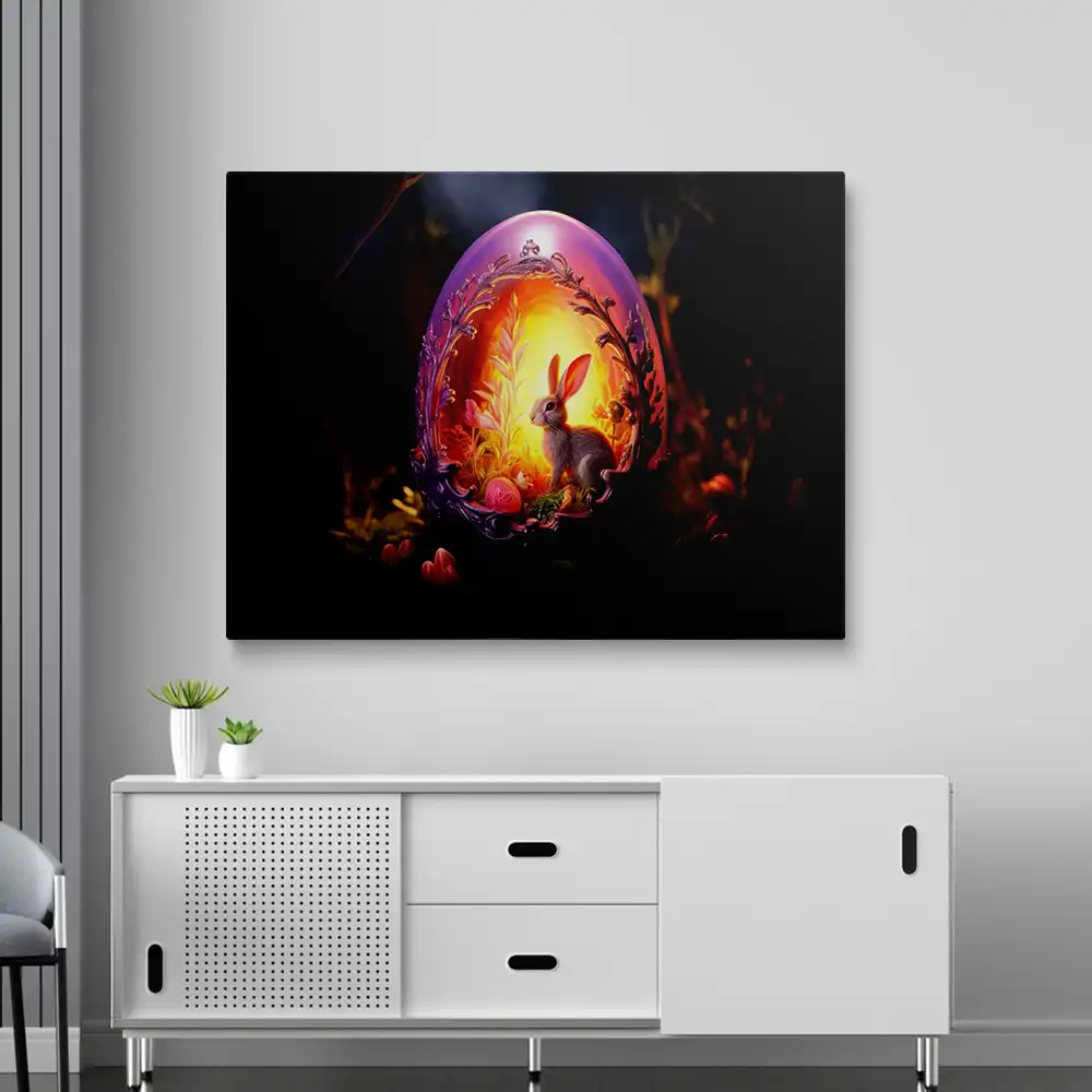 3 Easter bunny in a fantasy