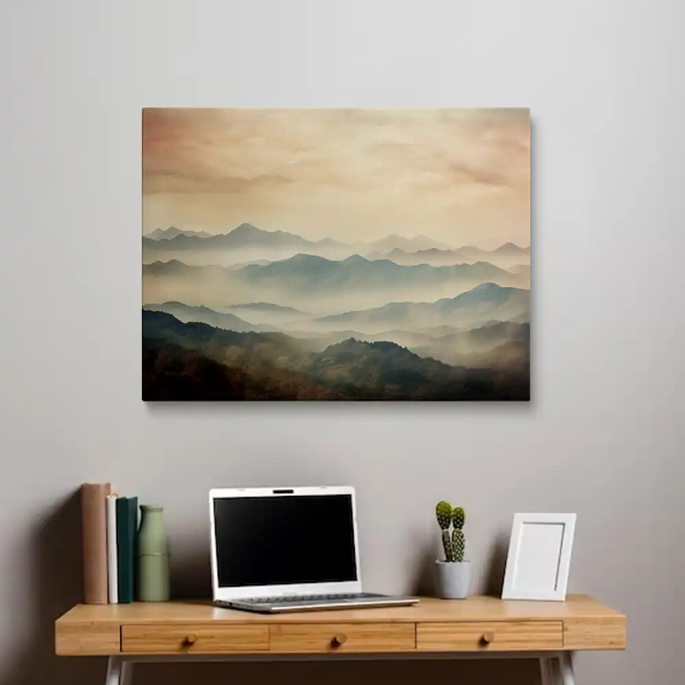 3 View of mountain with dreamy aesthetic