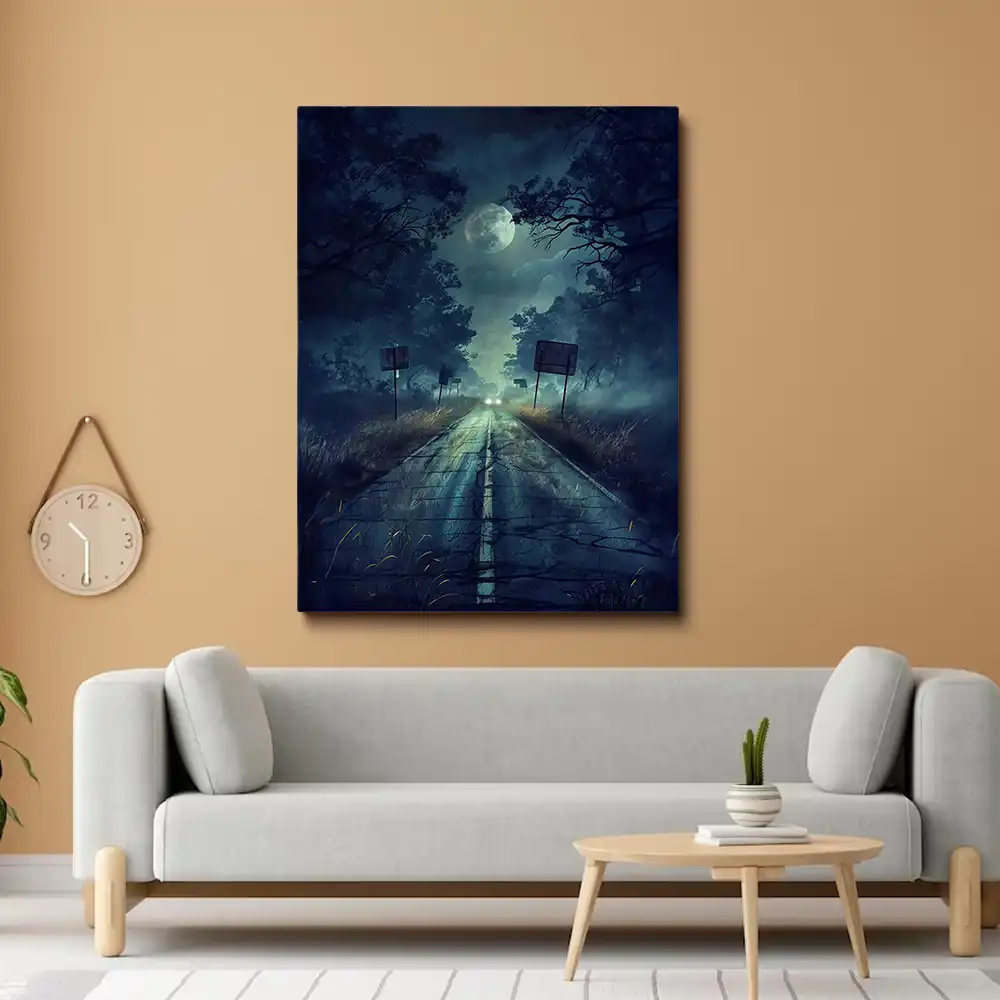 3 Eerie moonlit abandoned highway