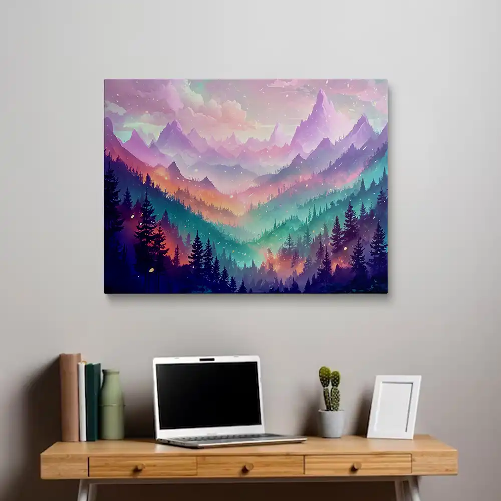 3 Tranquil pastel landscape