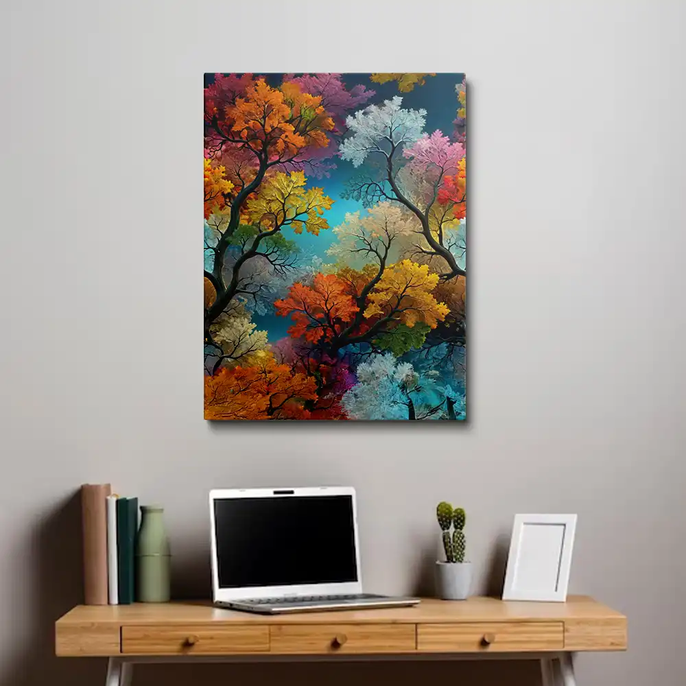 3 Seasonal trees in bloom