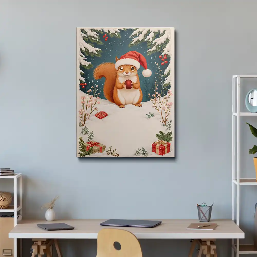 3 Christmas squirrel