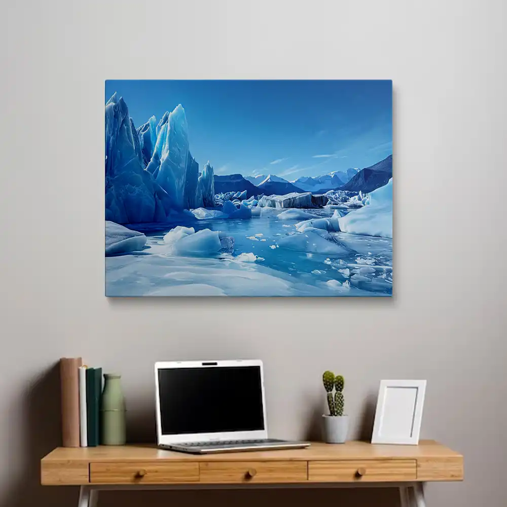 3 Majestic icy glacier landscape