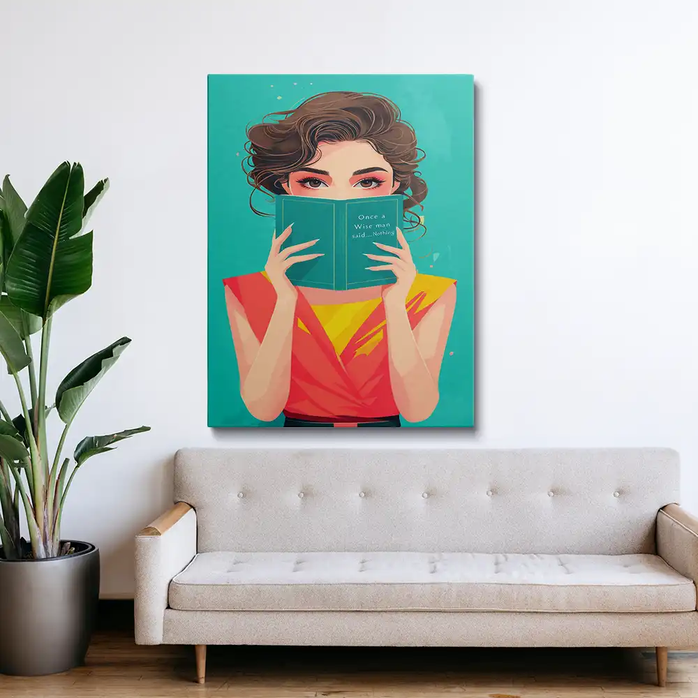 3 Elegant woman with book