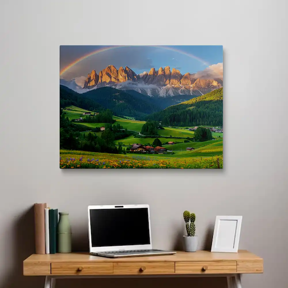 3 Beautiful rainbow in nature