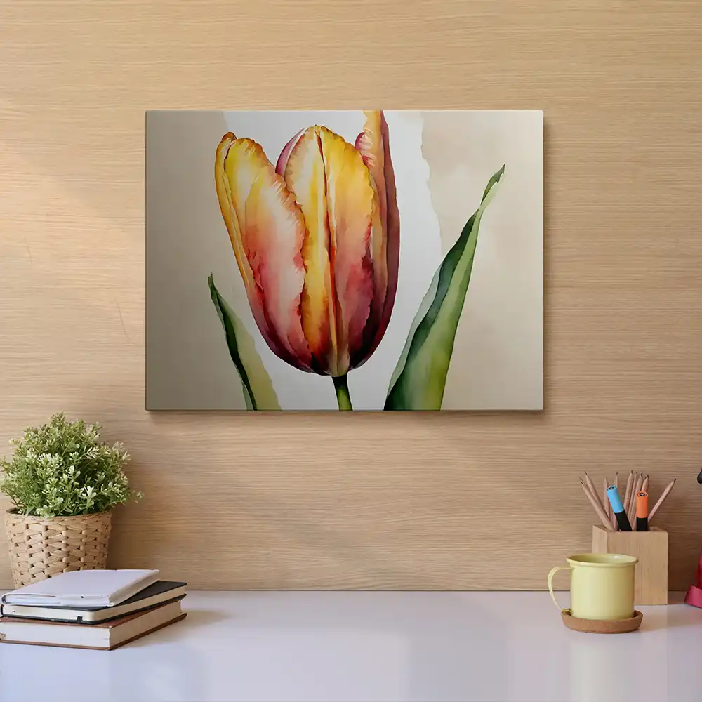 3 Tulip painting