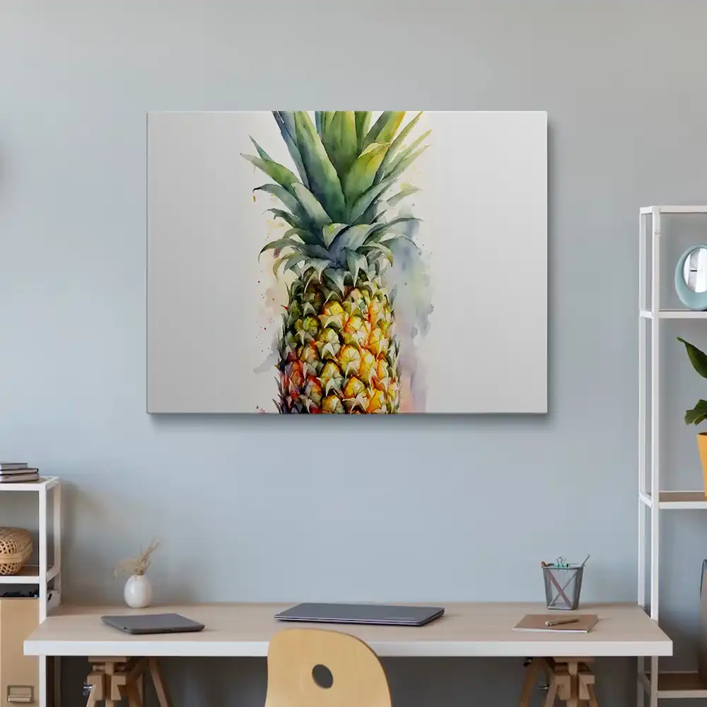 3 Pineapple watercolor painting