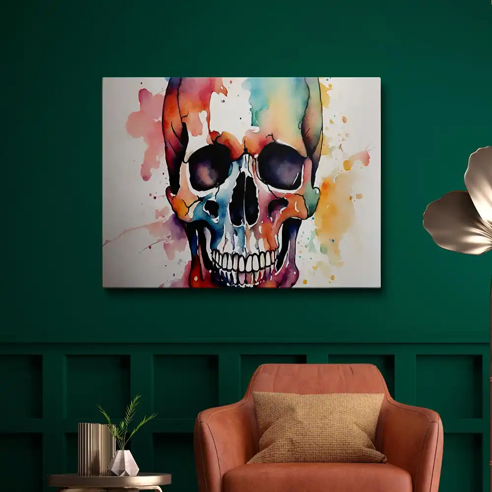 3 Painting of a skull