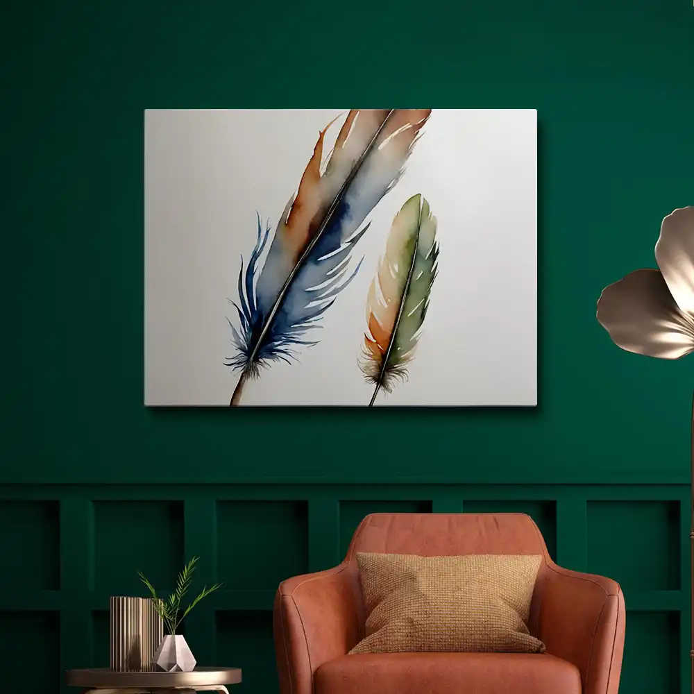 3 Feather dust painting