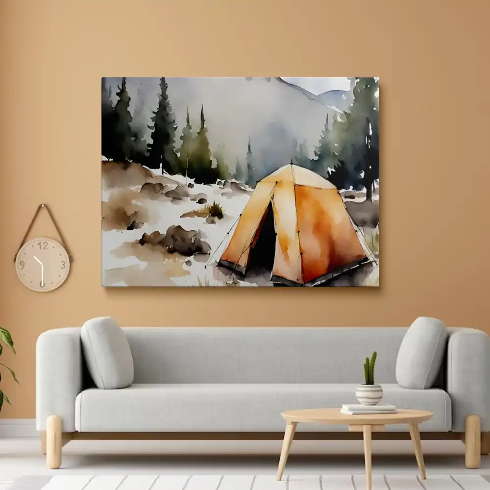 3 Camp painting
