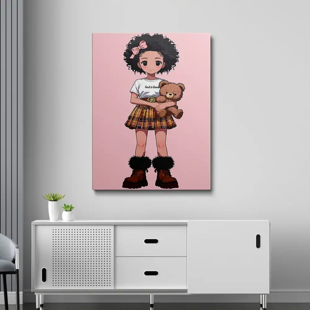 3 Girl with teddy bear