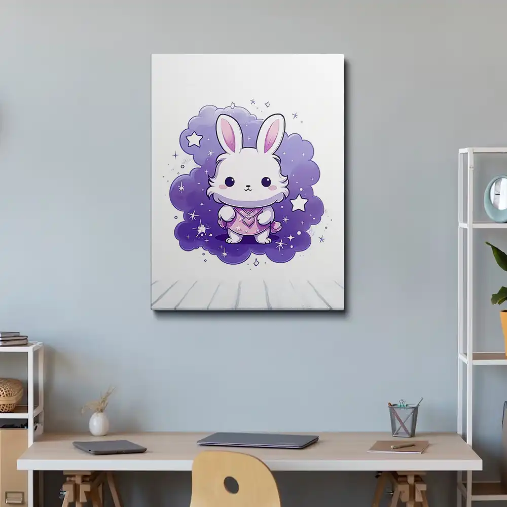 3 Purple bunny