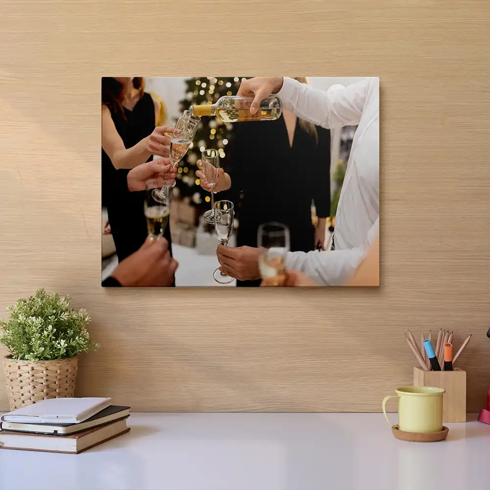 3 New year celebrating with friends