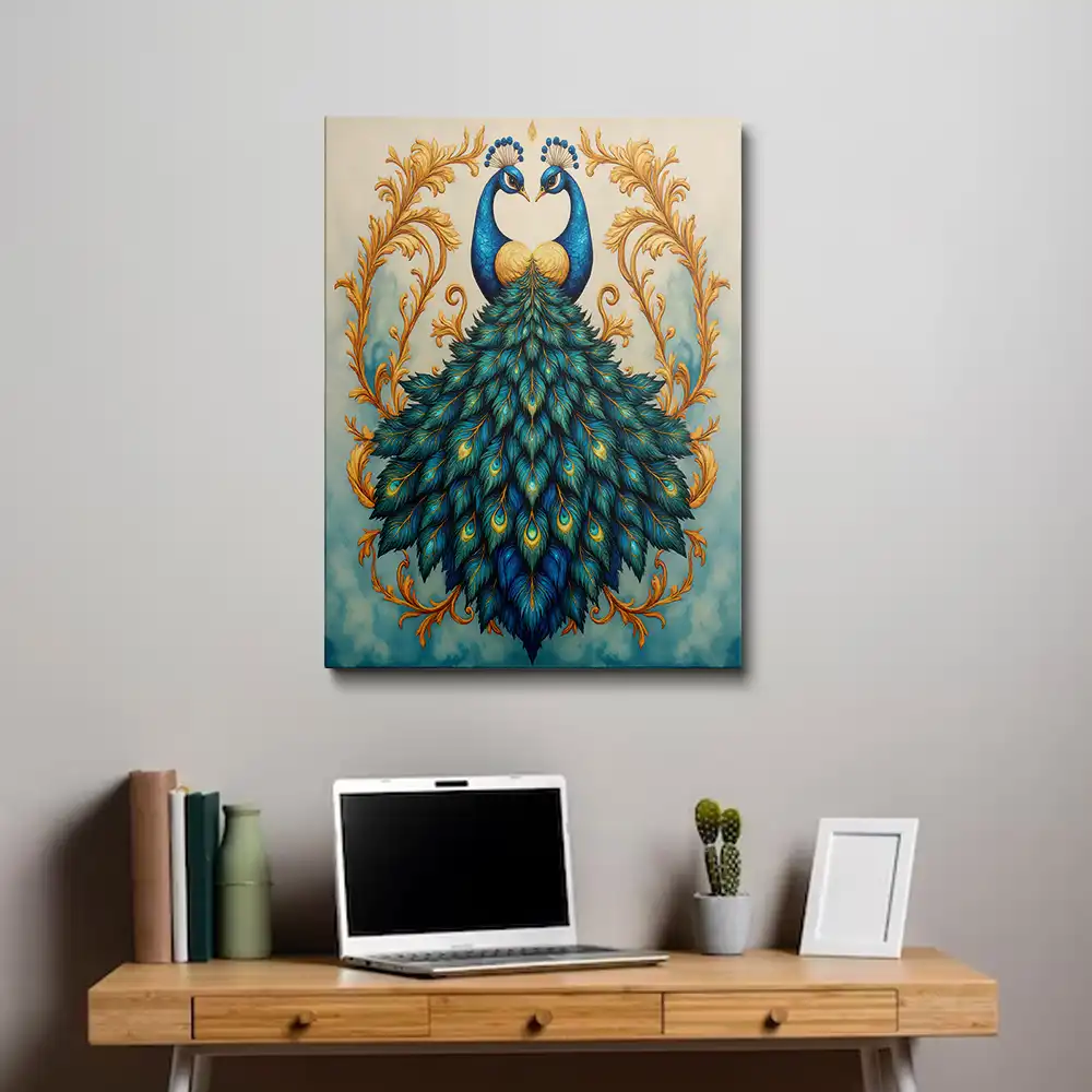 3 Painting of peacocks