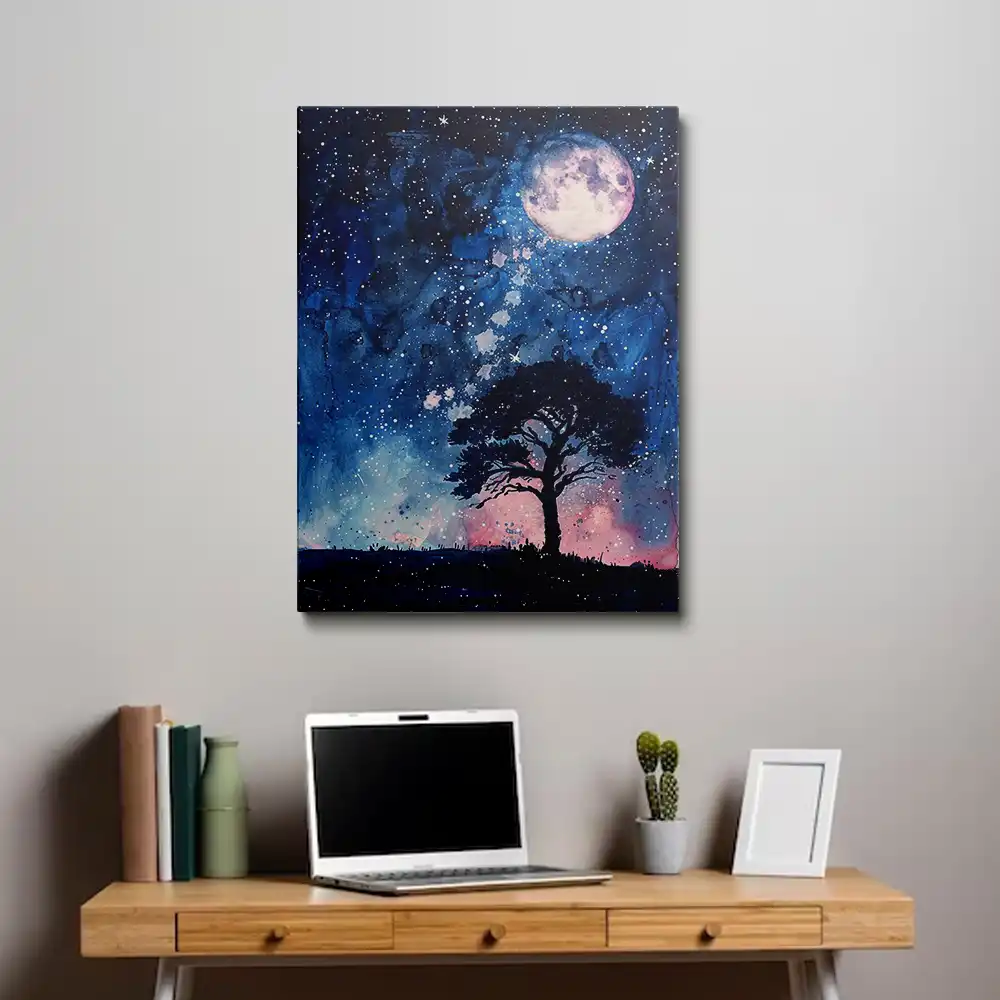 3 Silhouette of the moon