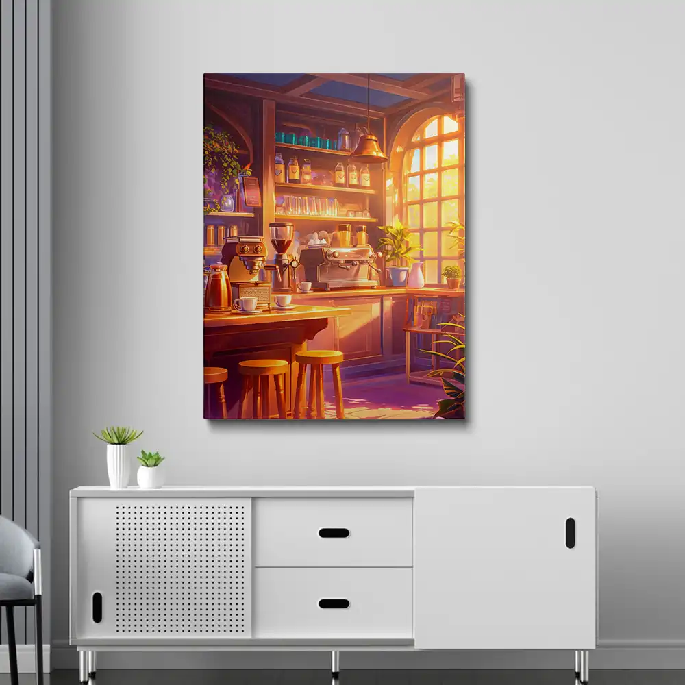 3 Cafe painting
