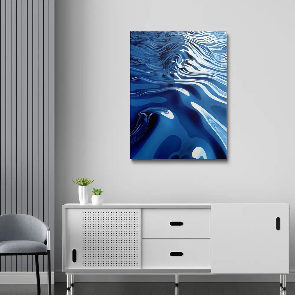 3 Blue abstract water