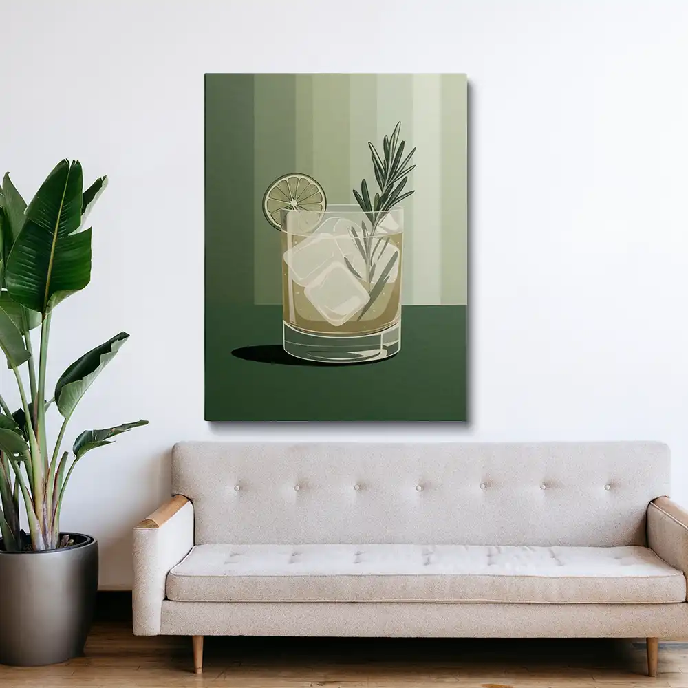 3 Minimalist cocktail glass