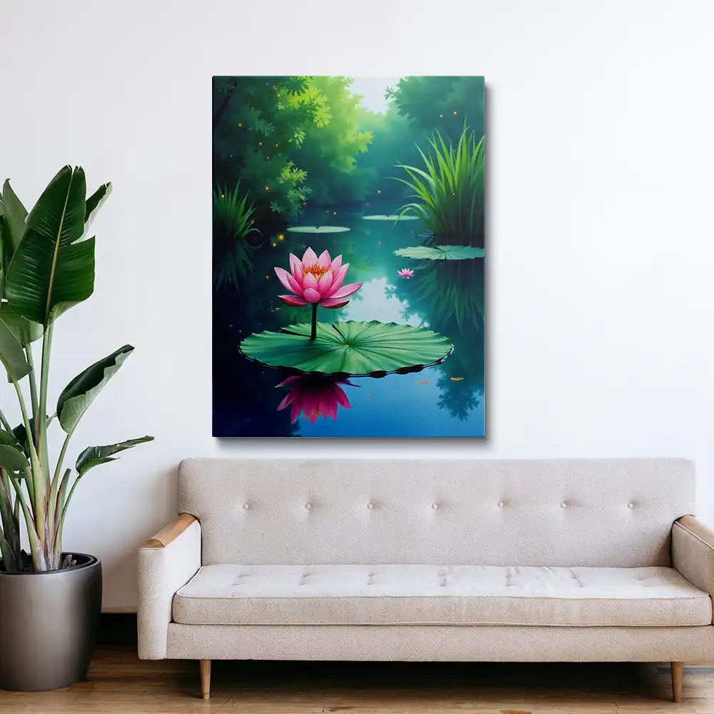 3 Painting of Lotus Flower