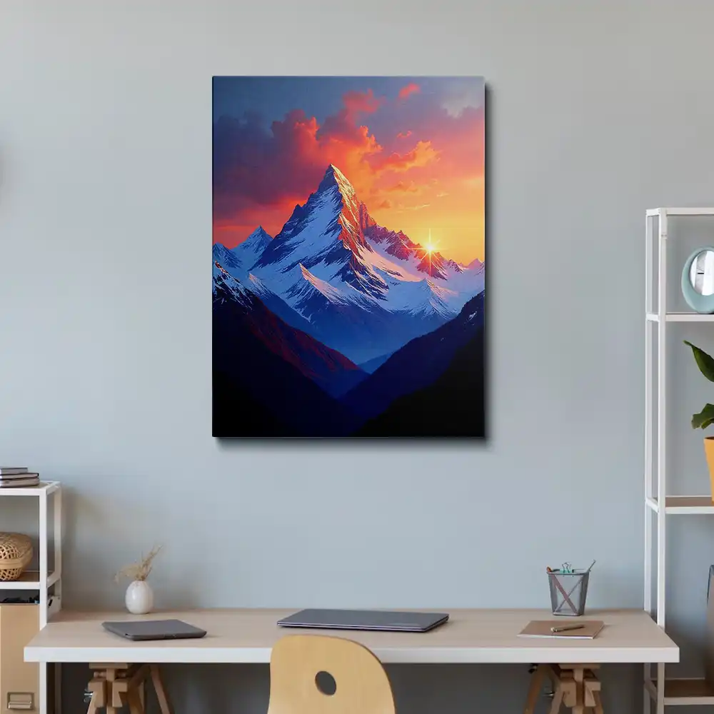 3 Sunset over the mountains