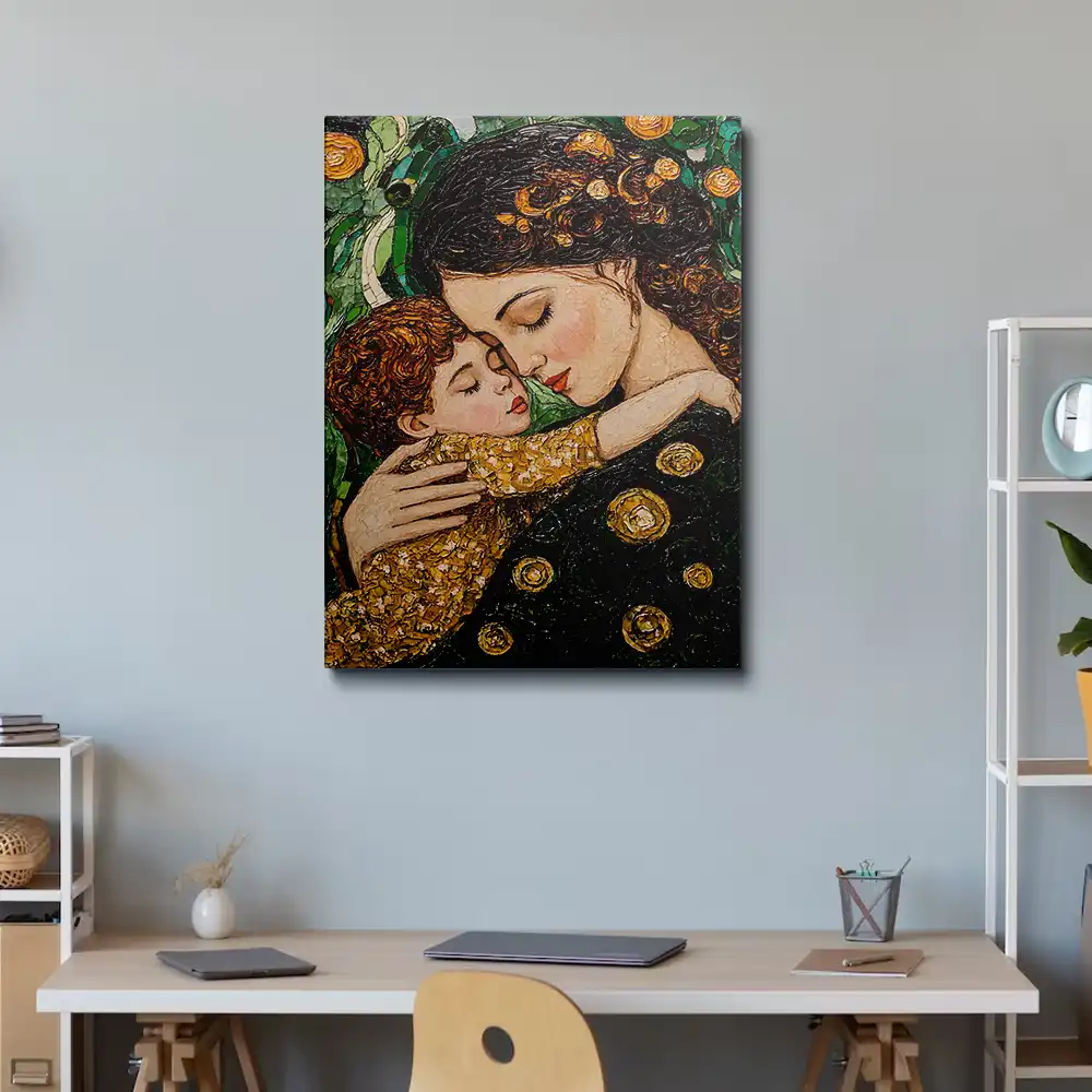 3 Cute mother and her baby