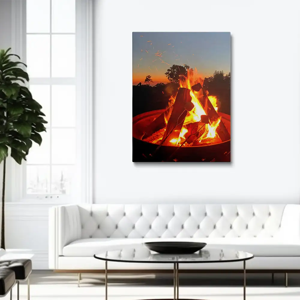 3 Abstract fire painting