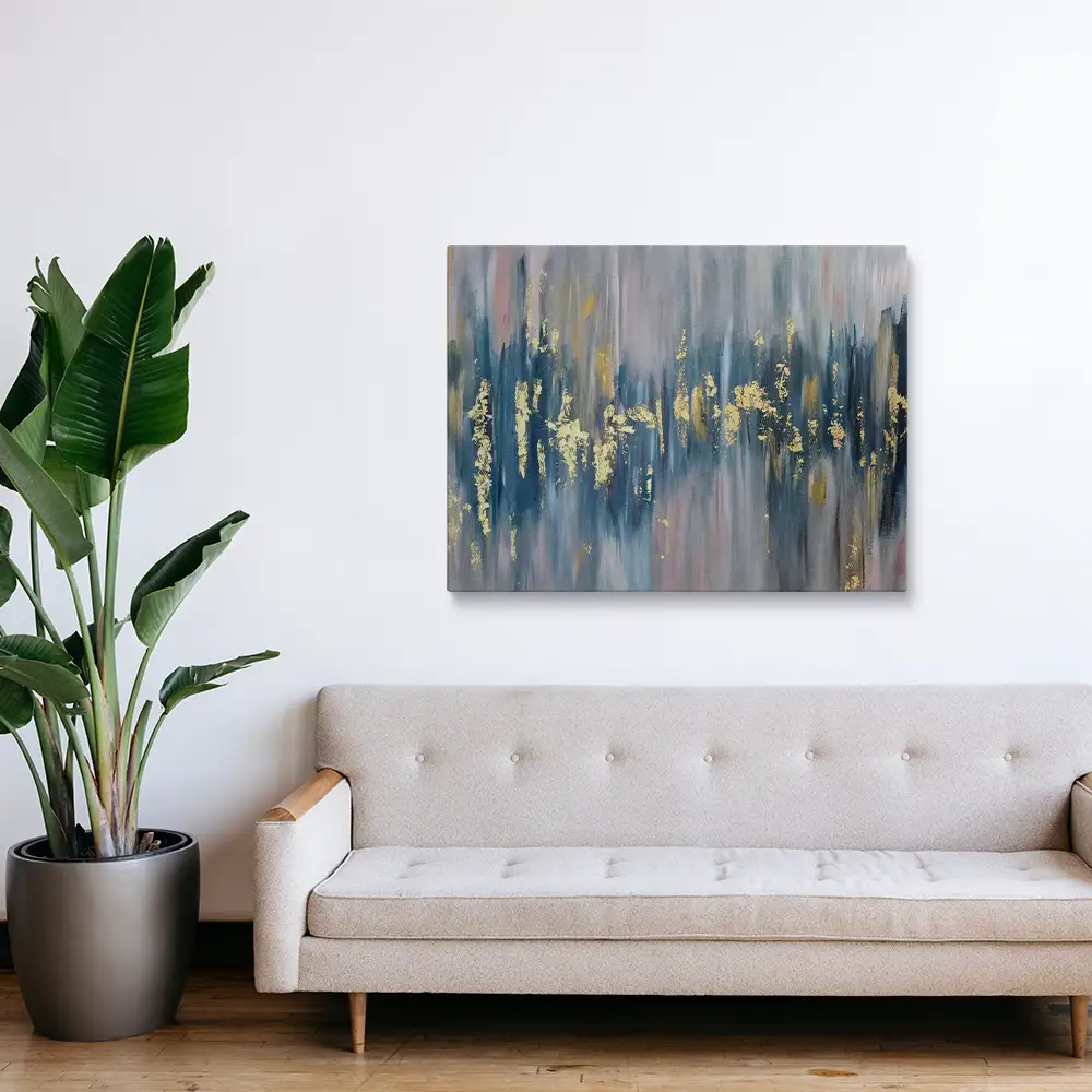 3 Abstract painting gold