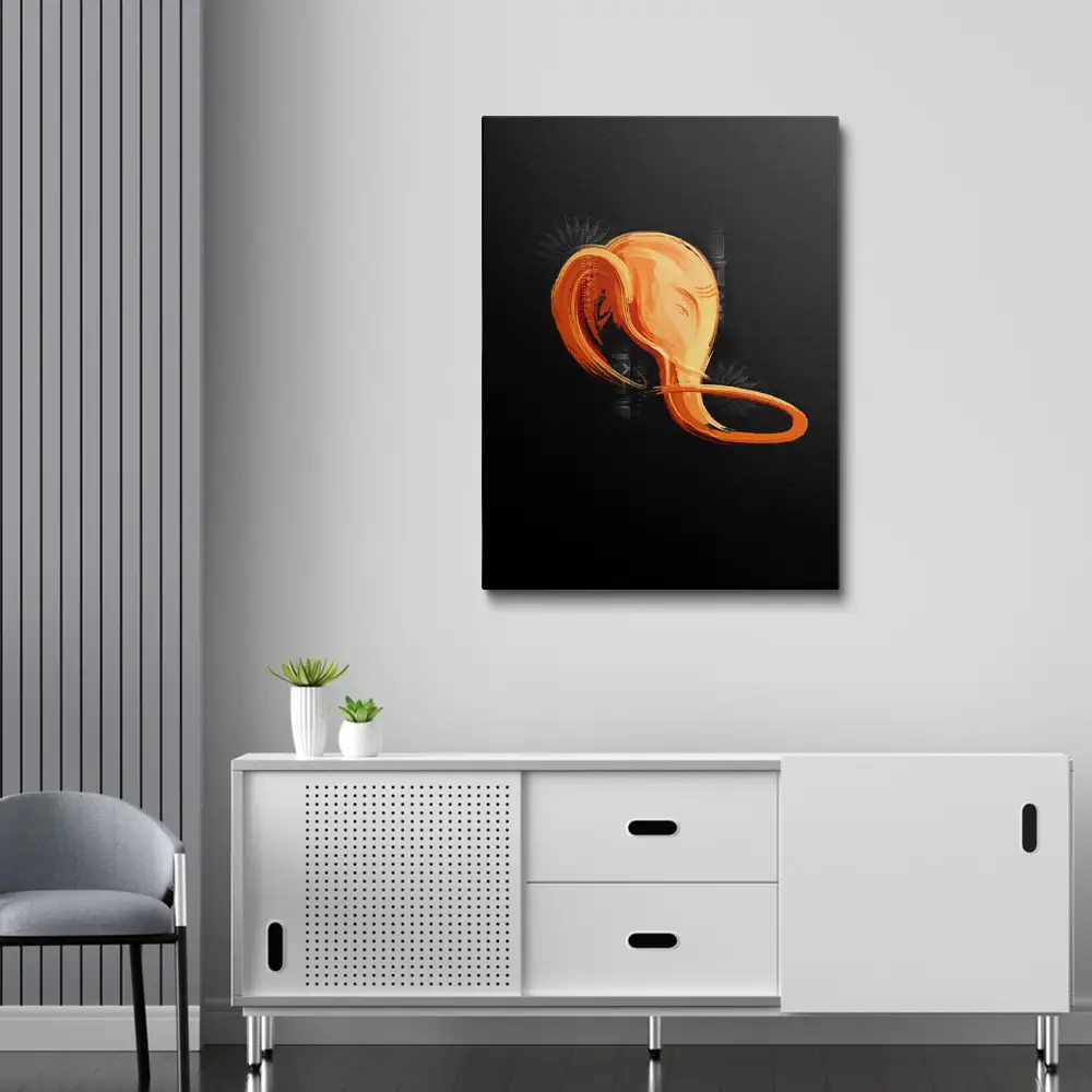 3 Ganesha abstract painting