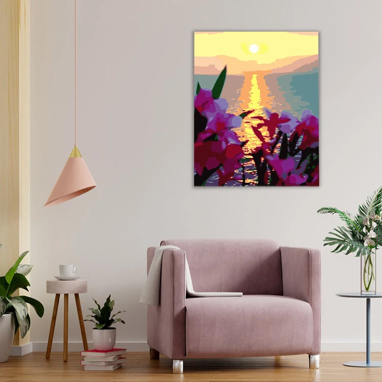 5d DIY landscape sea sunset