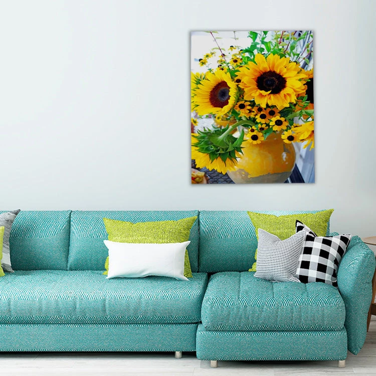 Aesthetic sunflowers