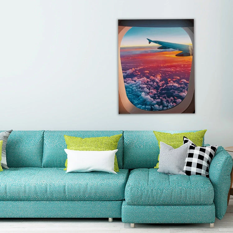 Aeroplane cloud view