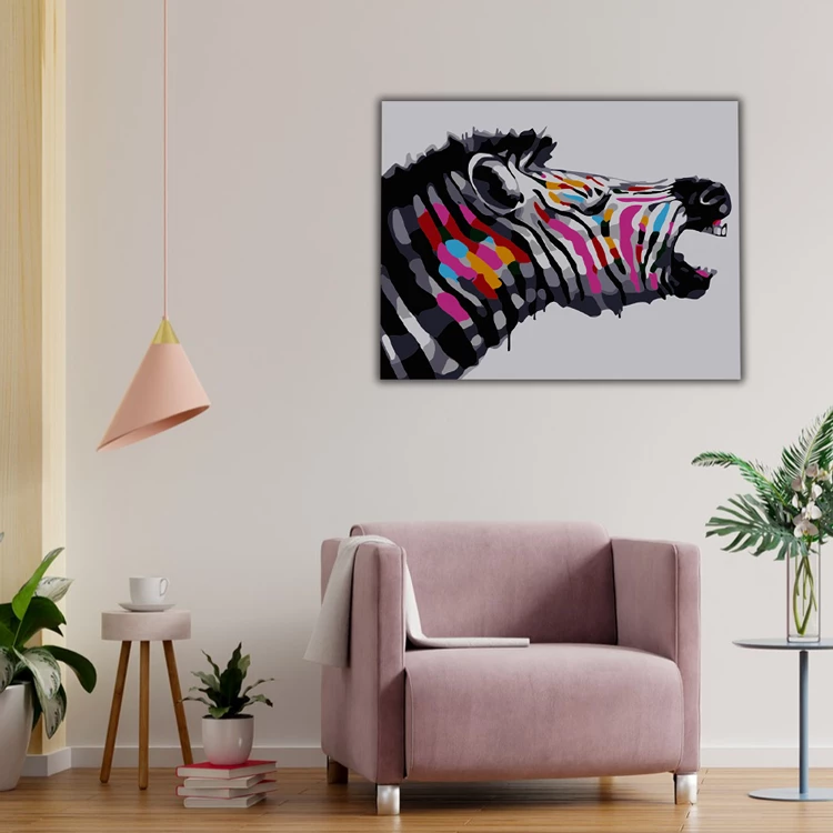 Abstract zebra