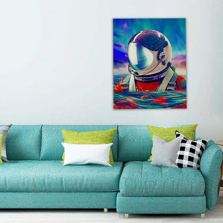 Astronaut in the water