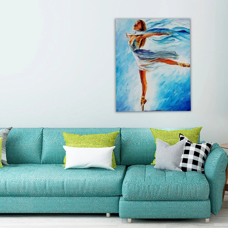 Abstract girl dancer