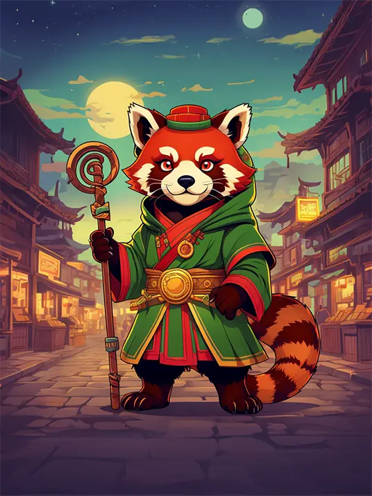 Asian Red Panda Asian red panda