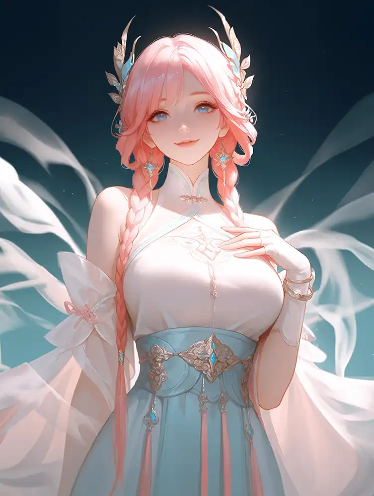 Beautiful pink girl Beautiful pink girl