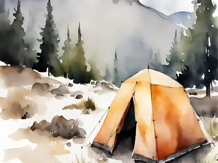 Camp painting Camp painting