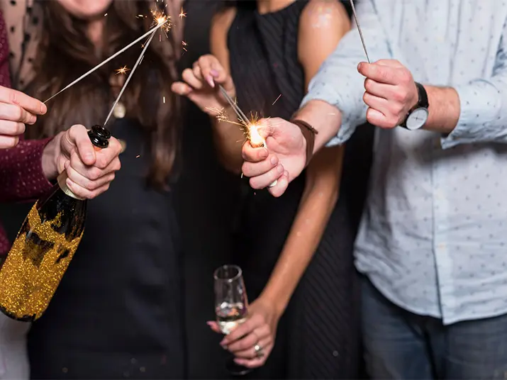 Couples enjyoing New Year Couples enjyoing New Year