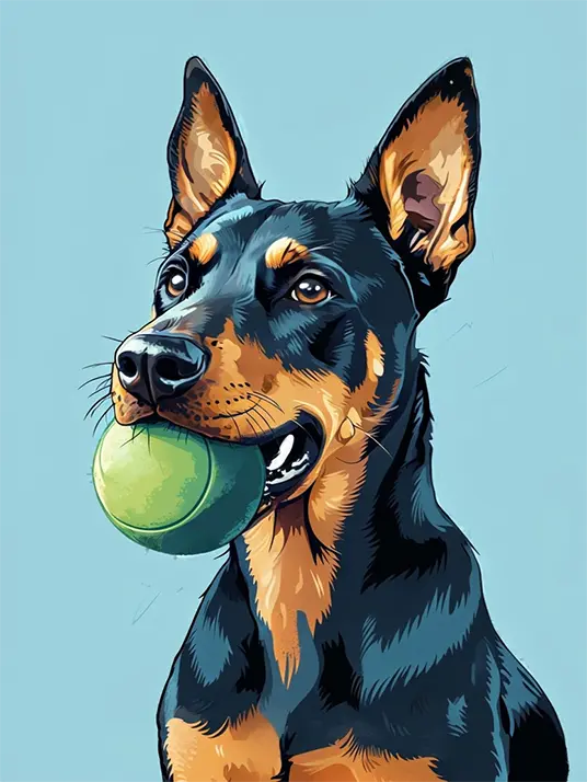 Cute Doberman Cute doberman