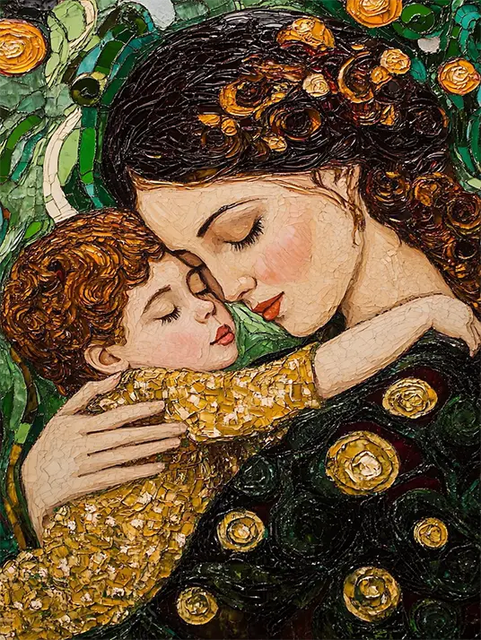 Cute Mother and Her baby Cute mother and her baby