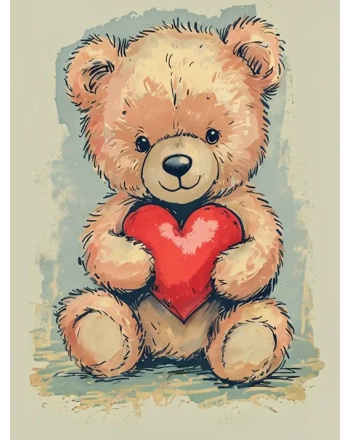 Cute Vintage Teddy Bear