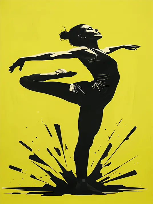 Dynamic Contemporary Dancer Dynamic contemporary dancer