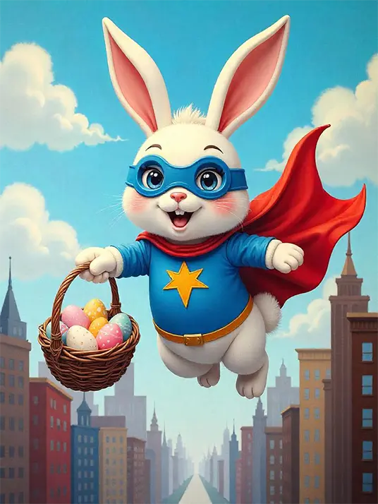 Easter Bunny Easter bunny painting