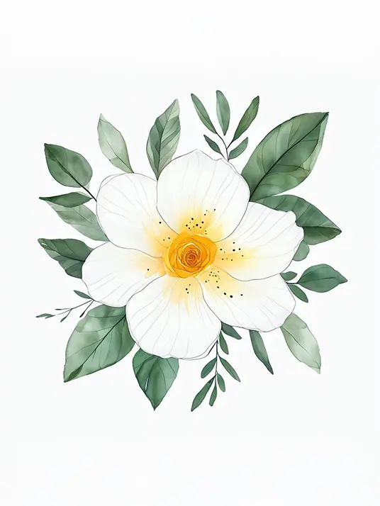 Elegant White Flower Elegant White Flower