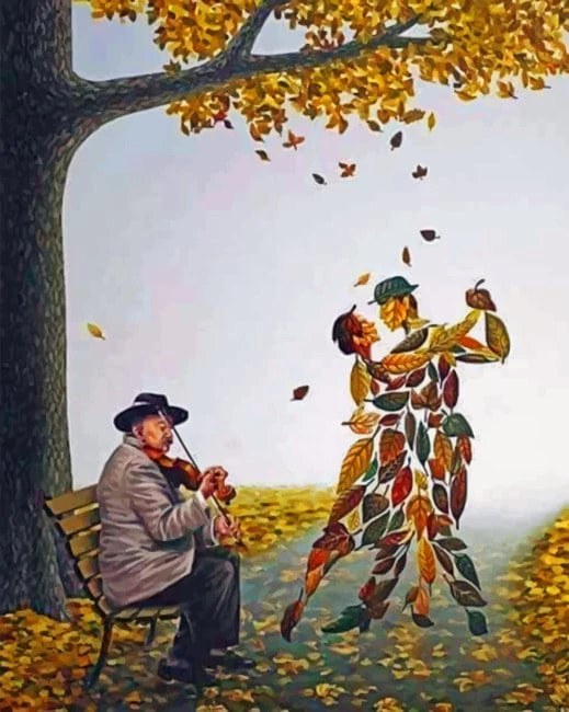 Fallen leaves dancing Music Bundle