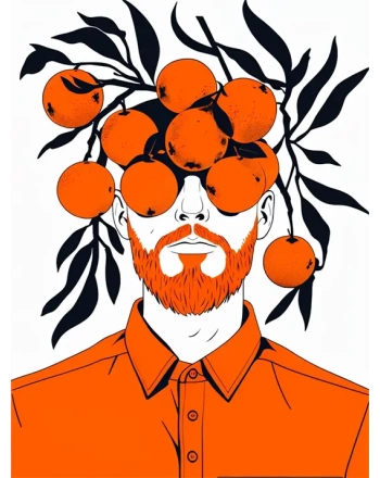 Man with Oranges
